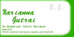 marianna gutrai business card